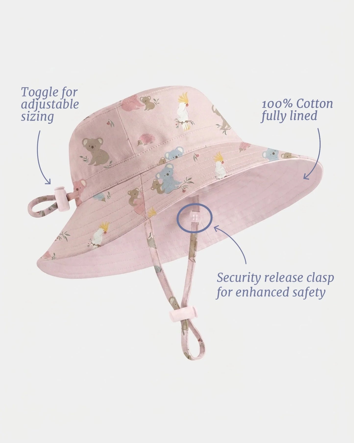 Sunhat OZ Gumnut Babies - Blossom