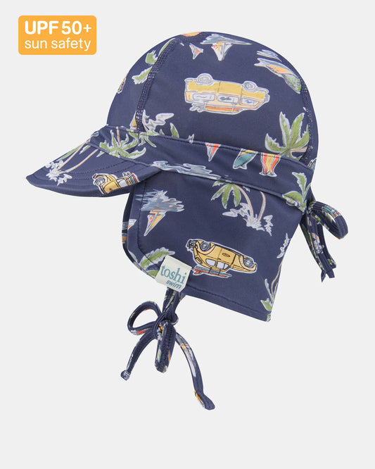 Swim Baby Flap Cap - Surf Twilight