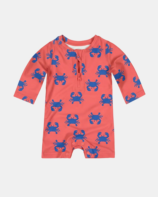 Toshi Swim Onesie L/S Pirate - Mud Crabs