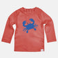 Toshi Swim Rashie L/S Pirate - Mud Crabs