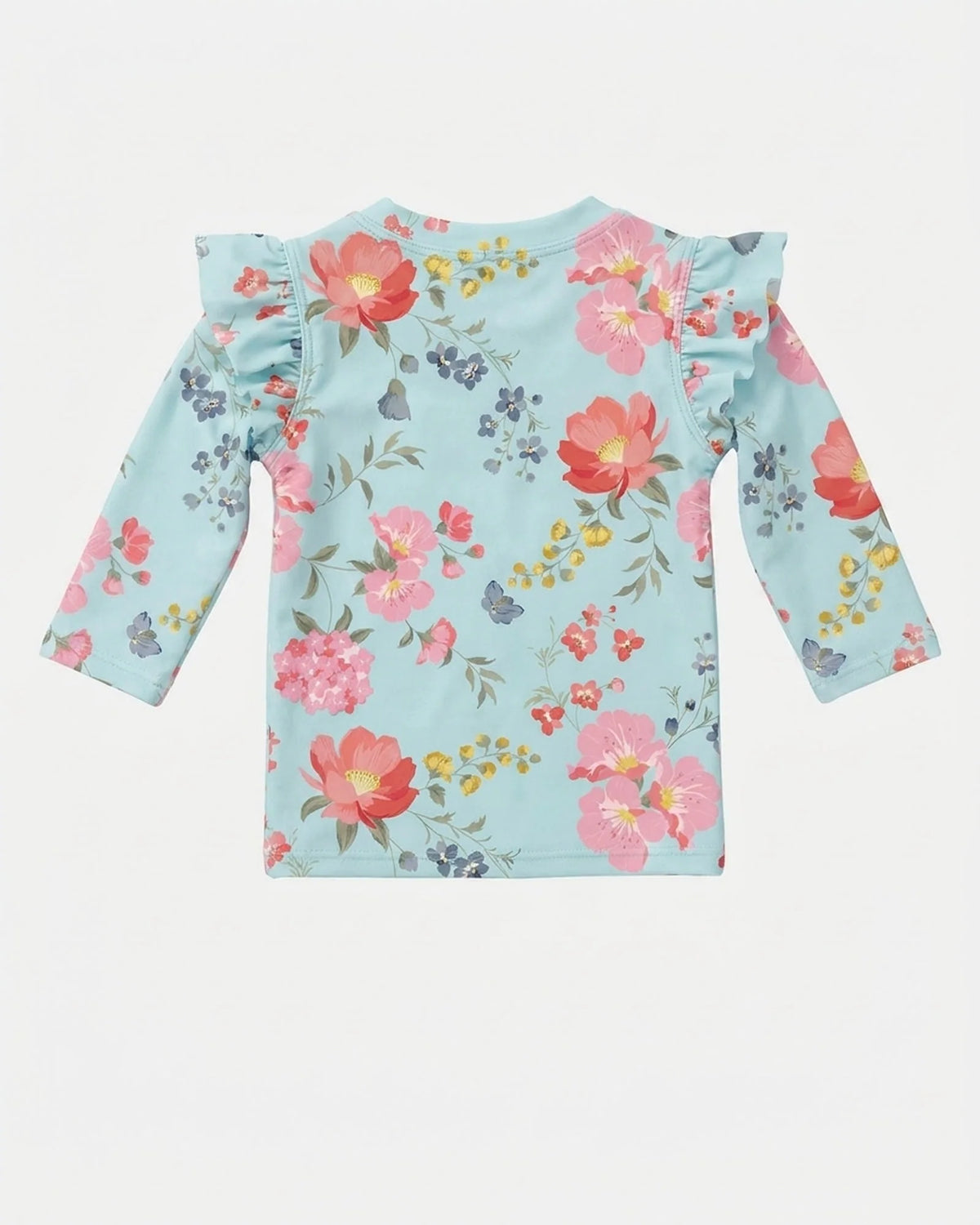Toshi Swim Rashie L/S Twinkle - Aqua Garden