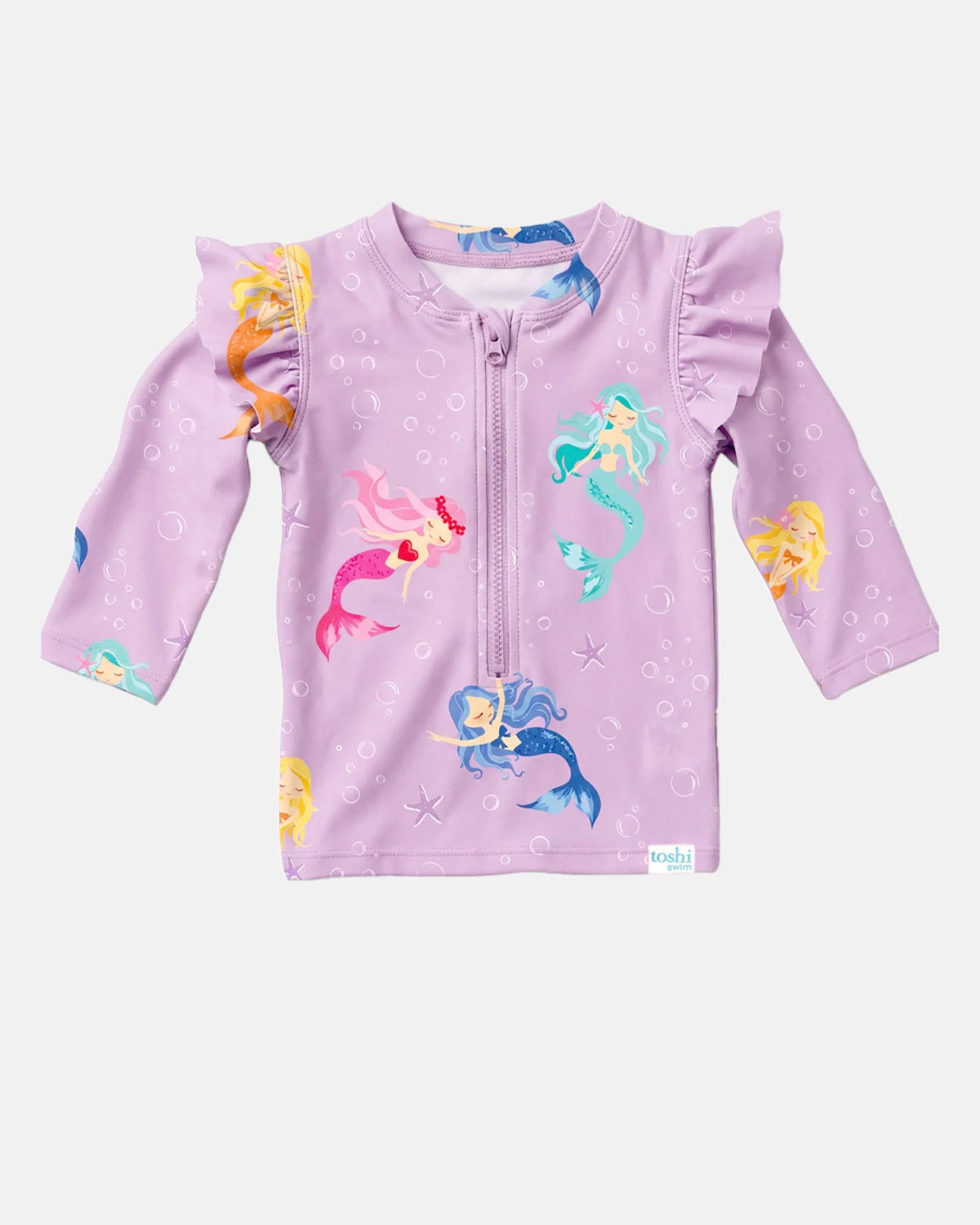 Toshi Swim Rashie L/S Twinkle - Princess Mermaid