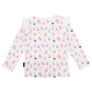 Dancing Unicorn Frill Print Tee - Cream
