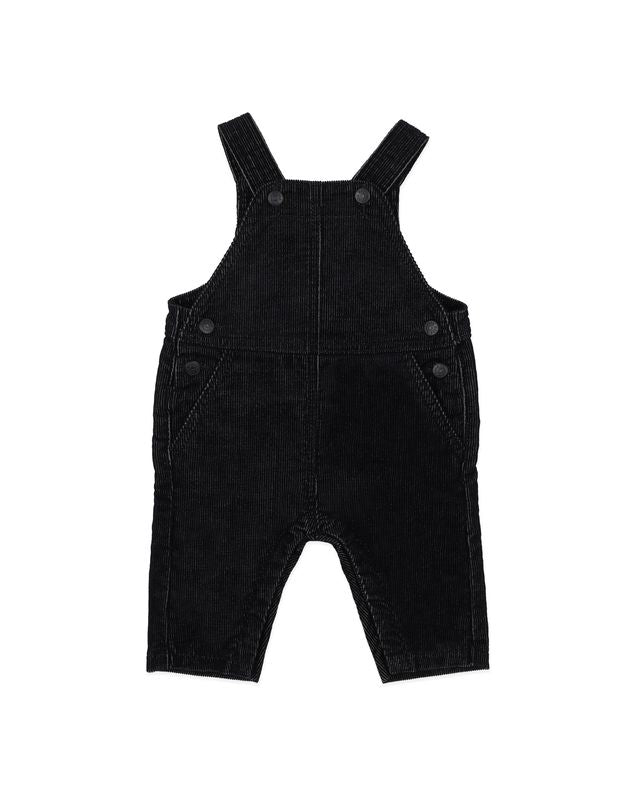 Hunter Cord Overalls - Washed Black
