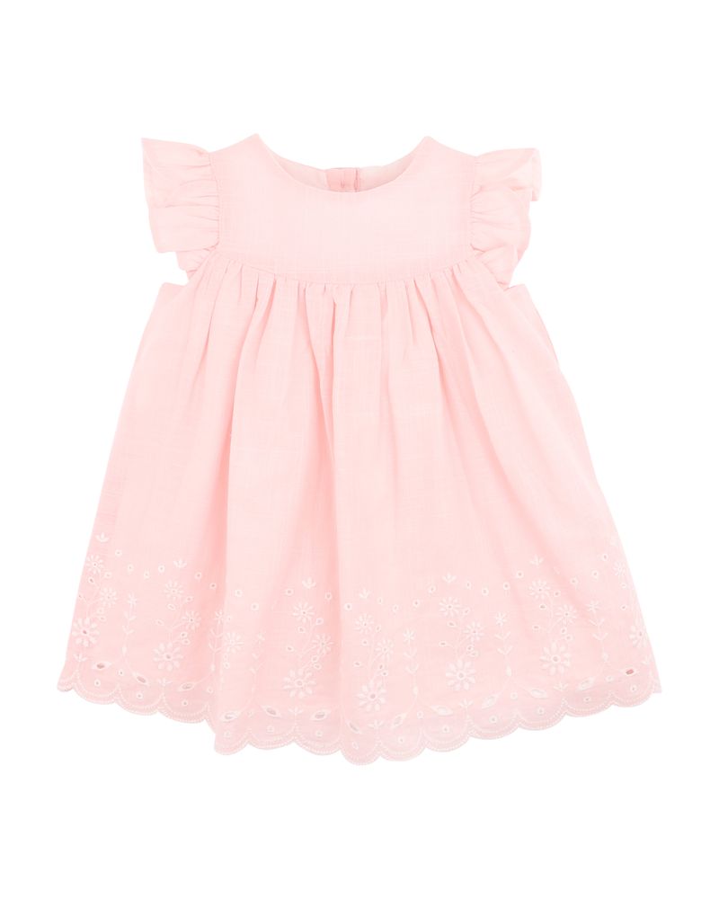 Chelsea Broderie Hem - Pink