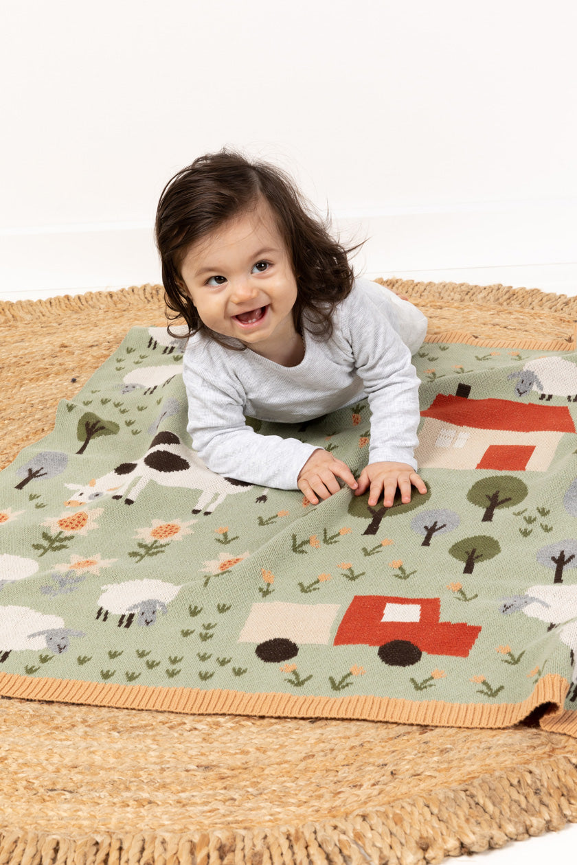 Cotton Baby Blanket - Up Country