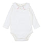 Gemma Emb. Collar Bodysuit - Cloud