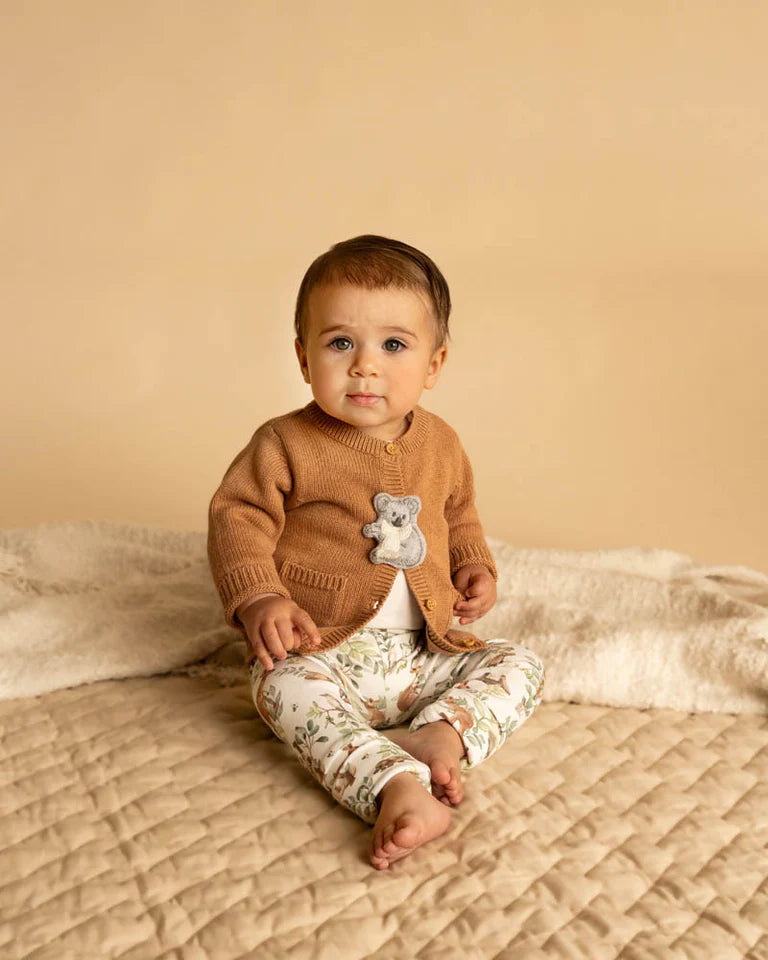 Charlie Print Turn Back Feet Leggings