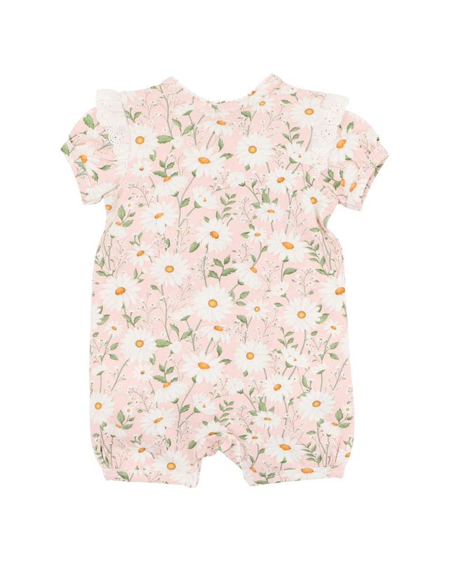 S/S Zipsuit - Tess Print
