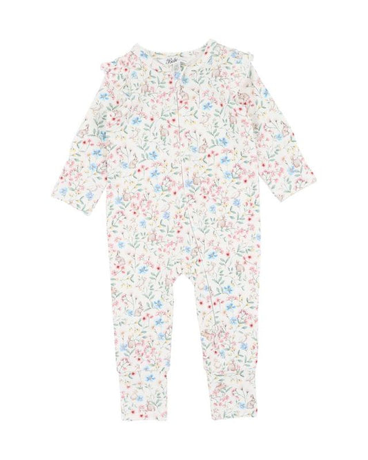 Bonnie L/S Zipsuit - Bonnie Print
