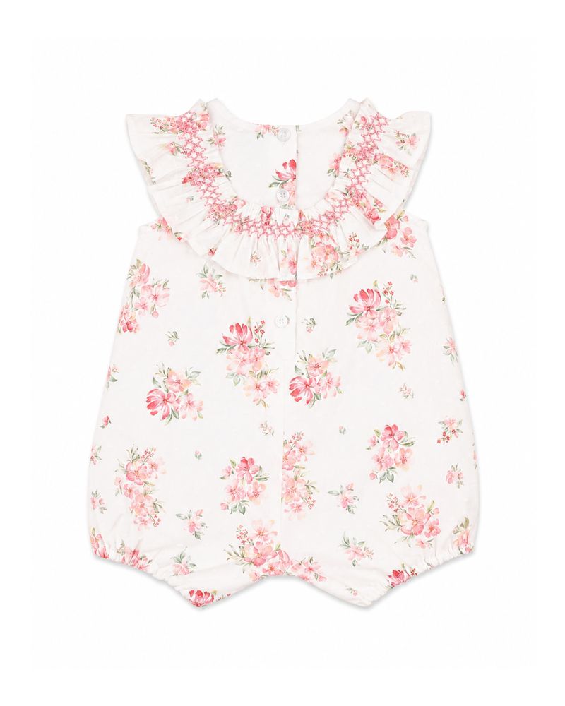 Chelsea Frill Yoke Romper - Chelsea Print