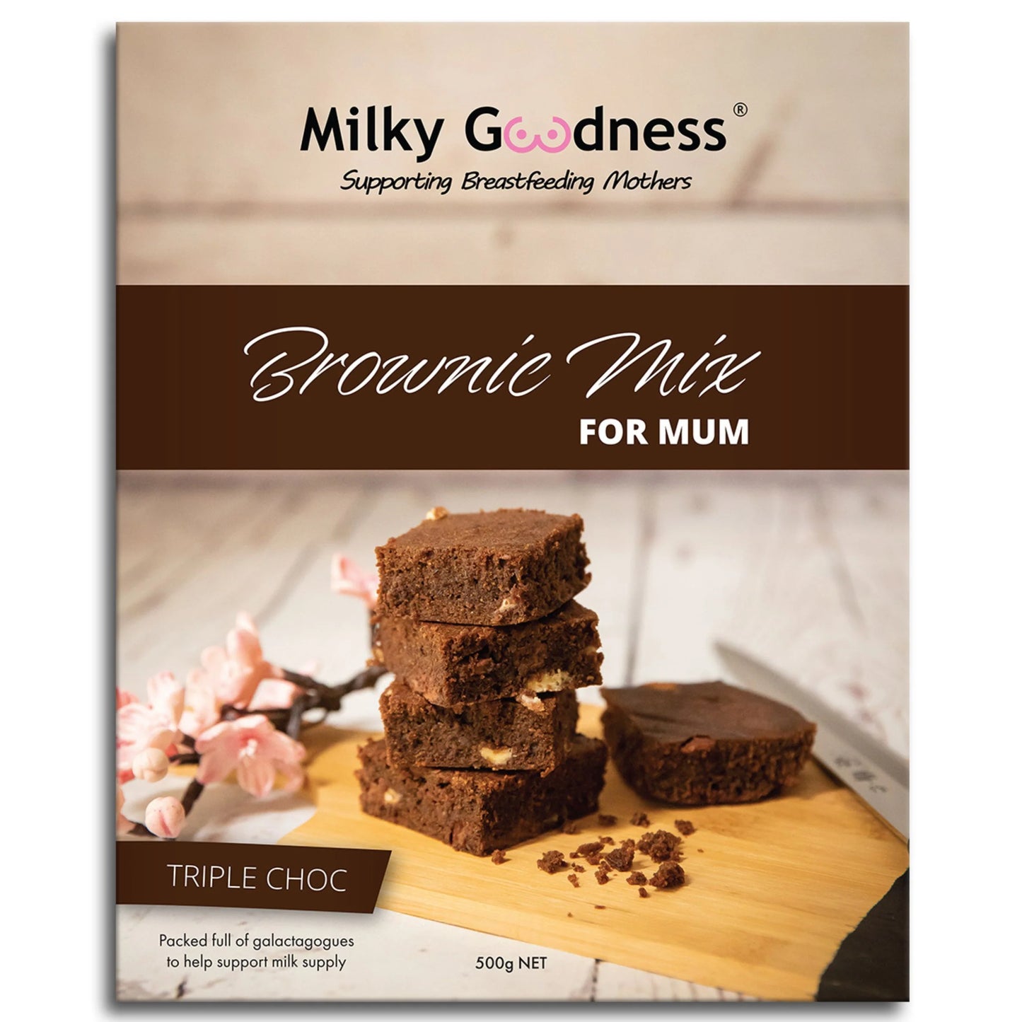 Milky Goodness Triple Choc Brownie Mix