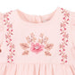 Embroidered Dress - Pink Blush