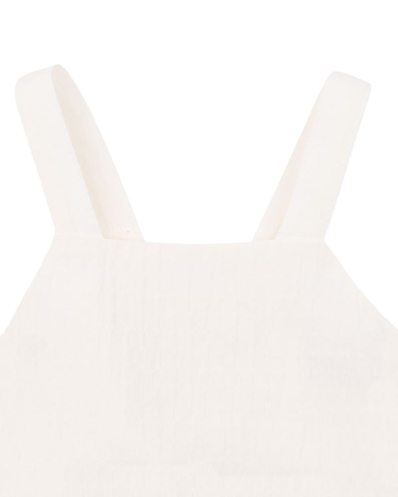 Sundae Peplum Top - White