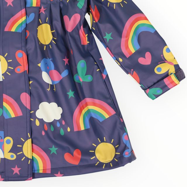 Raincoat Spring Rainbow - Navy