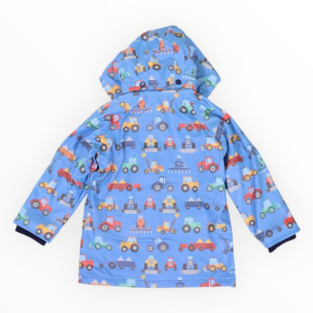Raincoat Farm Machine - Blue