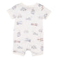 Finley Print SS Zip Romper