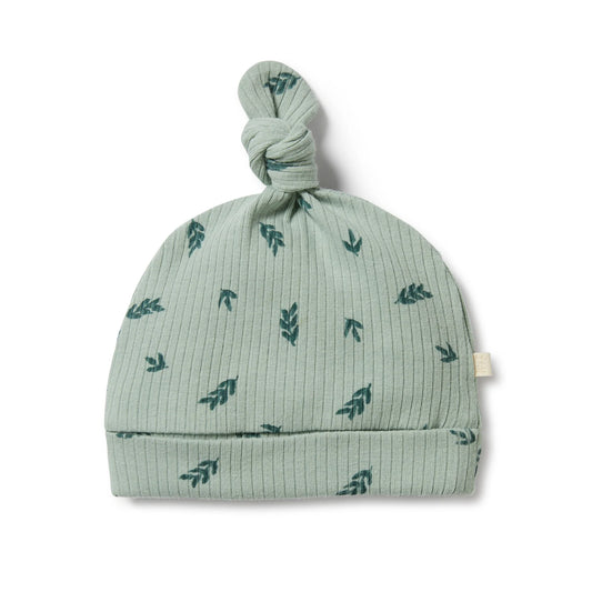 Organic Knot Hat - Falling Leaf