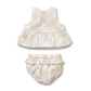Daisy Bloom Organic Ruffle Set