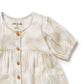 Daisy Bloom Organic Button Dress