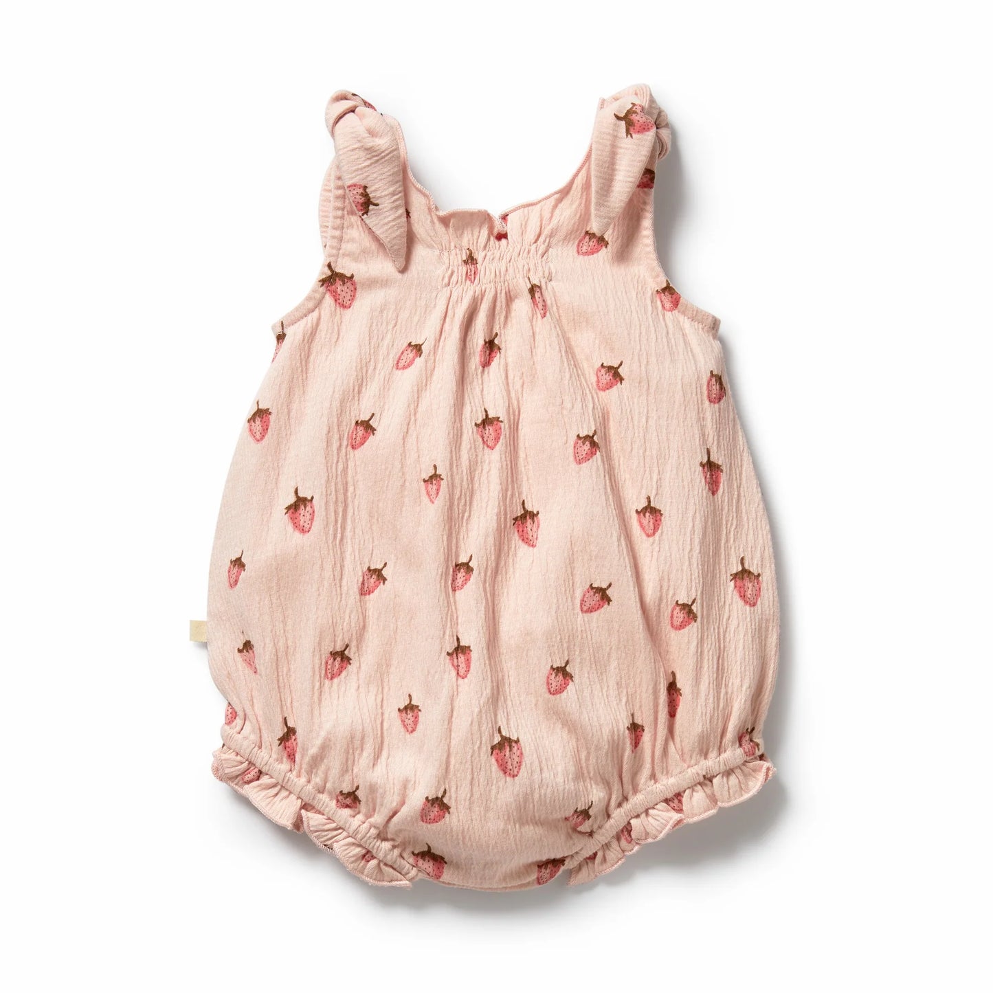 Strawberry Kisses Organic Playsuit
