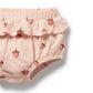 Strawberry Kisses Organic Ruffle Set