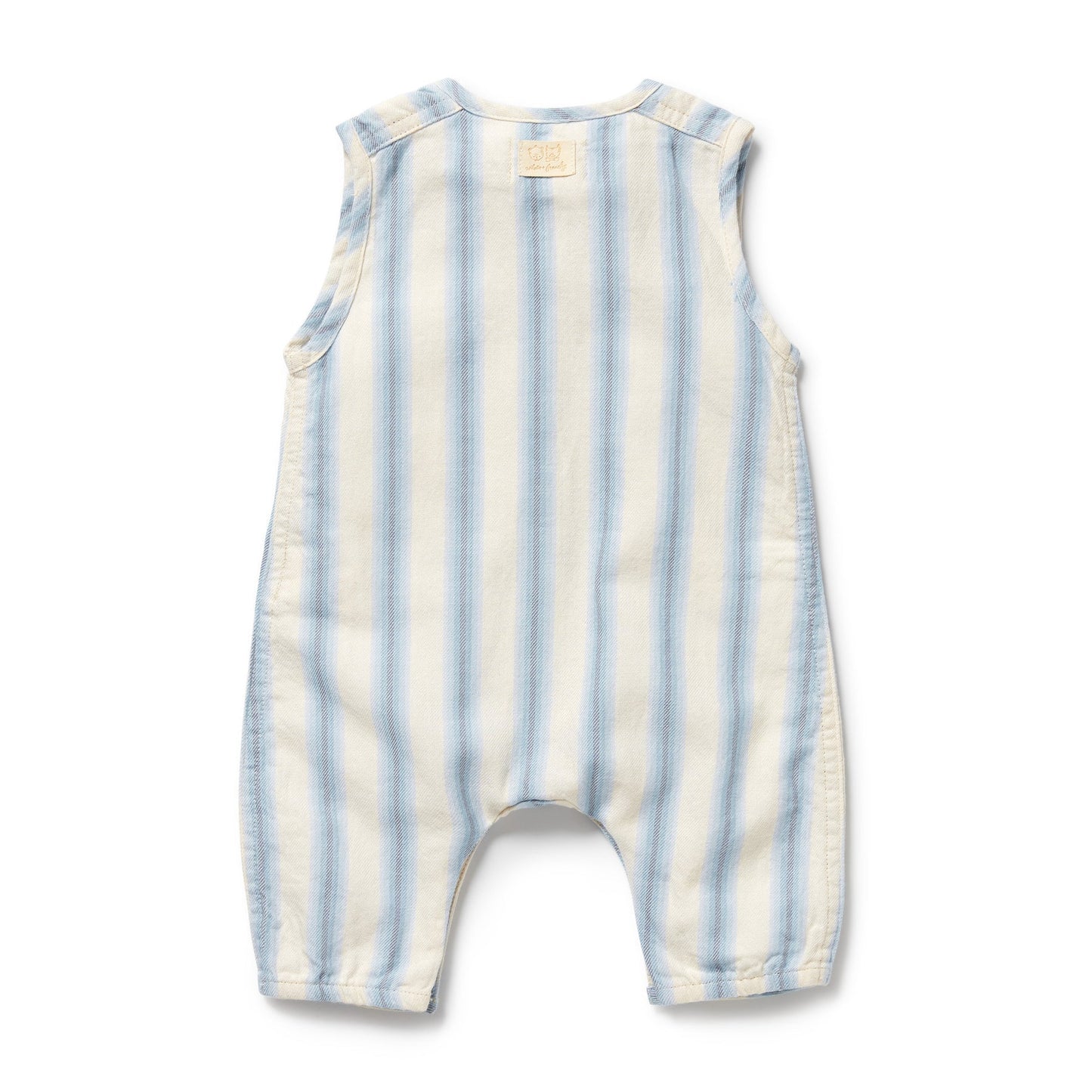 Deep Blue Stripe Organic Growsuit