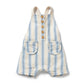 Deep Blue Stripe Organic Overalls