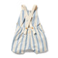 Deep Blue Stripe Organic Overalls
