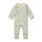 Periwinkle Organic Zipsuit w Feet