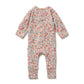 Summer Bloom Organic Zipsuit w Feet