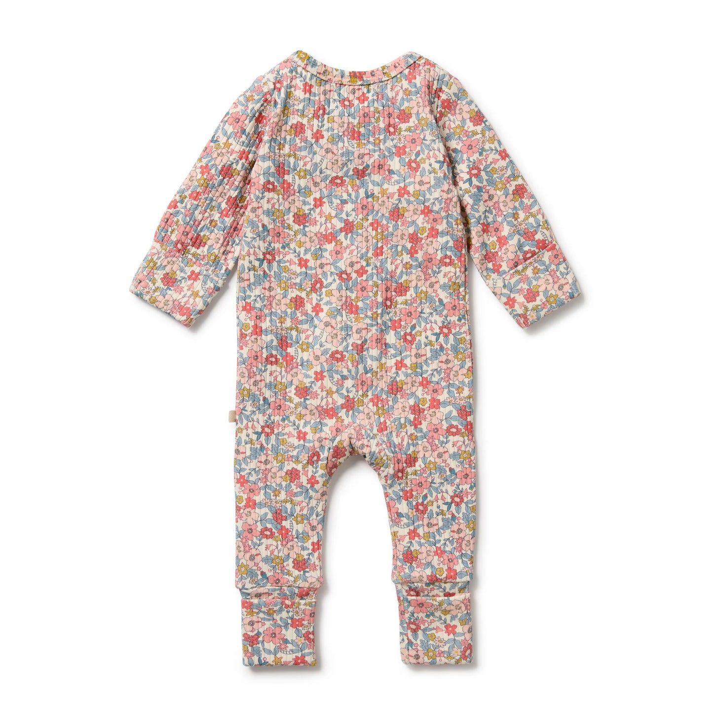 Summer Bloom Organic Zipsuit w Feet