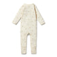 Bee Mine Organic Zipsuit w Feet