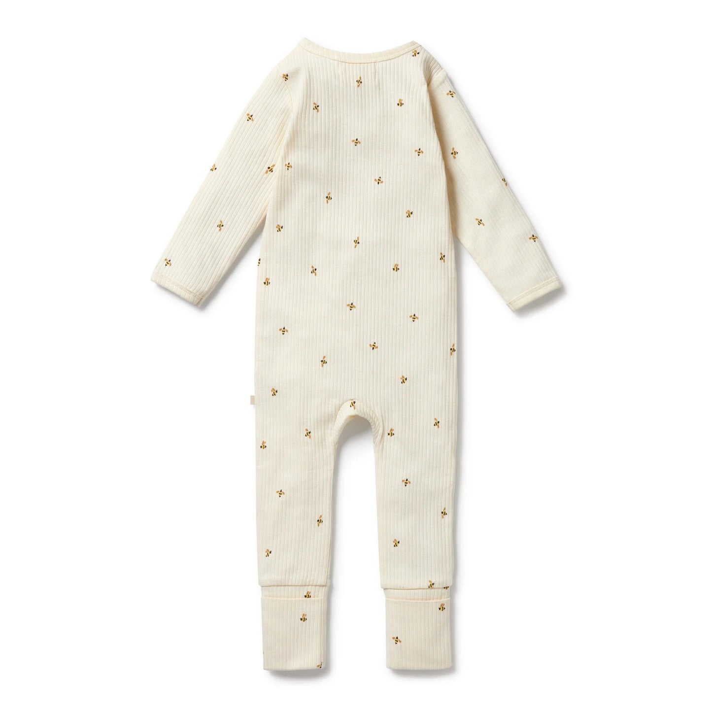 Bee Mine Organic Zipsuit w Feet
