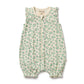 Periwinkle Organic Ruffle Zipsuit