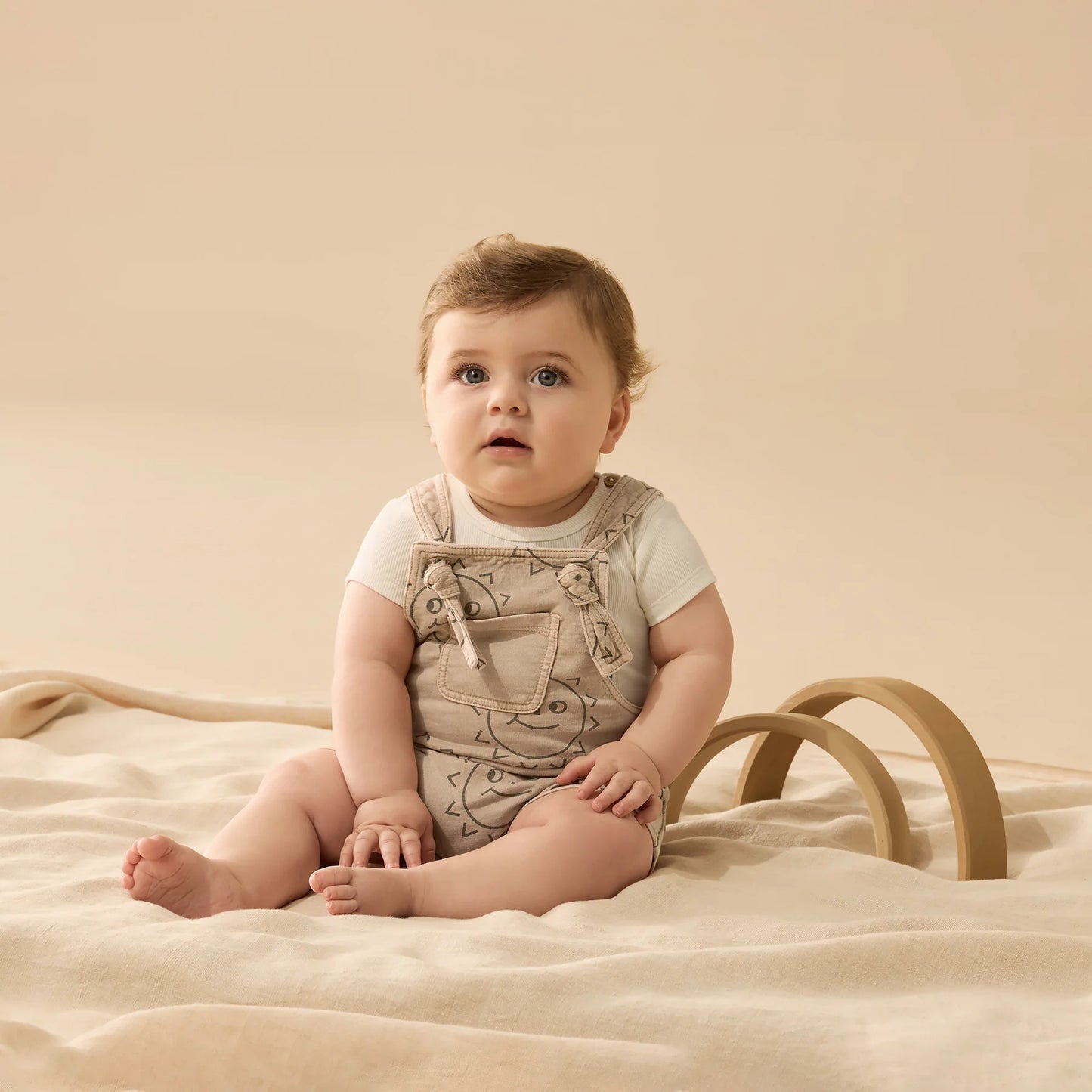 Happy Days Organic Sweat Overalls