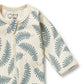 Little Fronds Organic Zipsuit w Feet