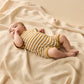 Golden Wave Stripe Organic Knitted Growsuit