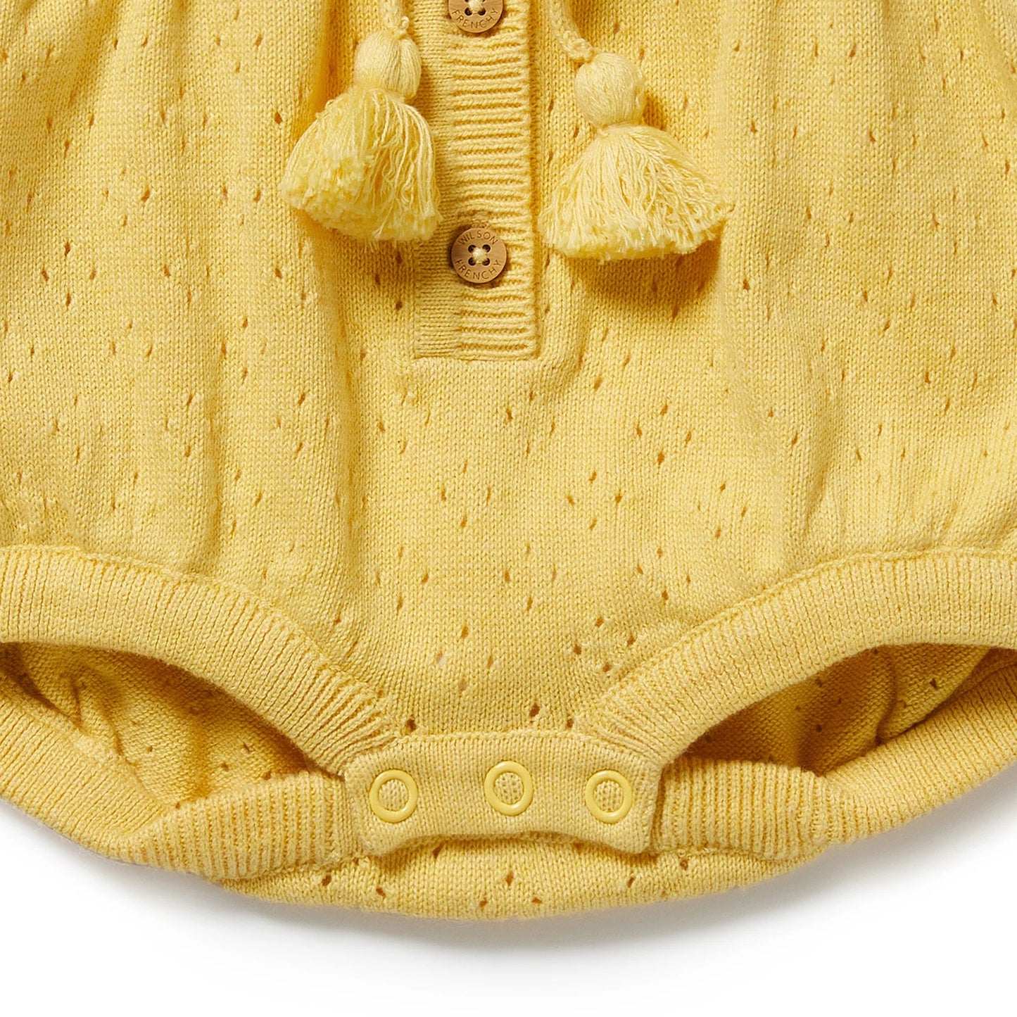 Sunny Sorbet Organic Knitted Tie Bodysuit