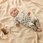 Mini Jungle Organic Zipsuit w Feet