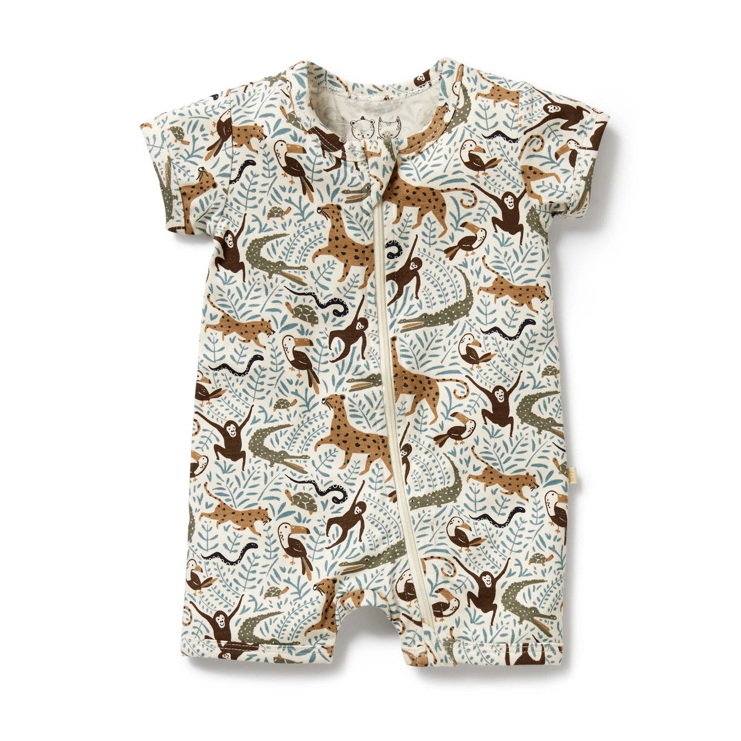 Mini Jungle Boyleg Zipsuit