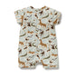 Mini Jungle Boyleg Zipsuit