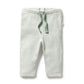 Organic Stripe Rib Legging - Fern