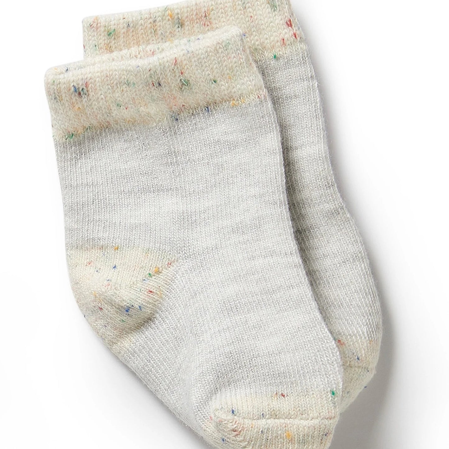 Baby Socks 3 Pack - Cream, Oatmeal, Grey Cloud