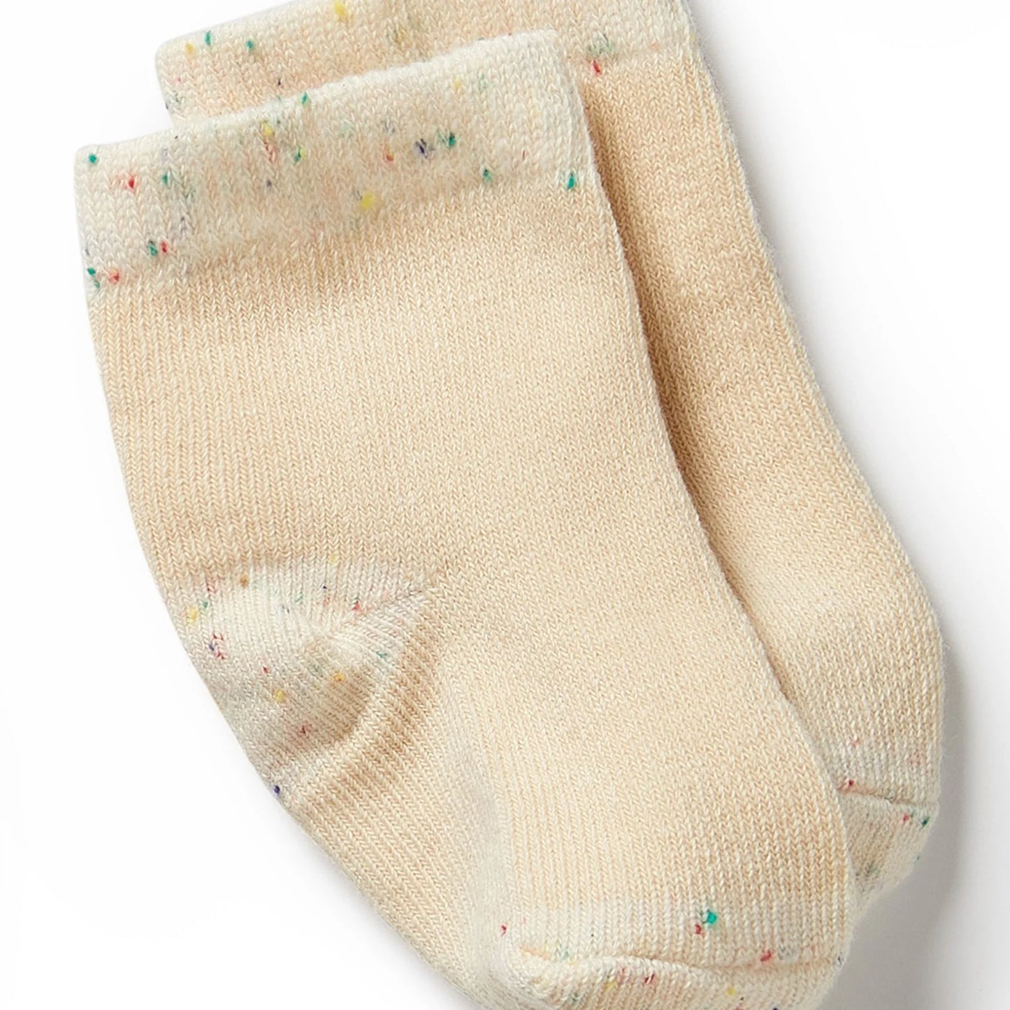 Baby Socks 3 Pack - Mint Green, Cream, Pink