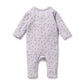 Organic Waffle Ruffle Zipsuit - Lulu Daisy