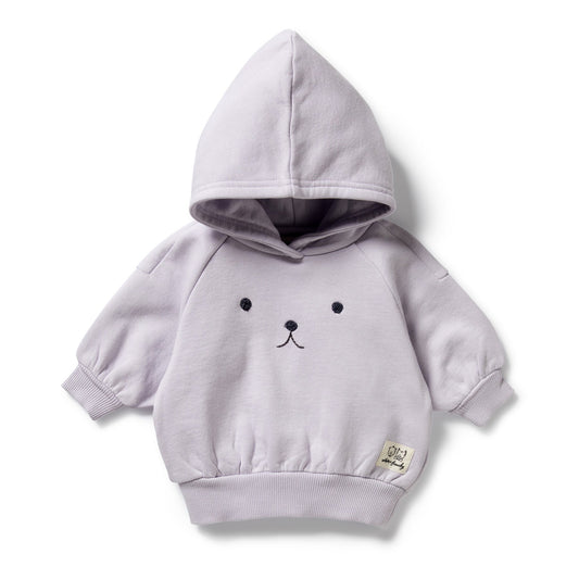 Organic Terry Hooded Sweat - Lavender