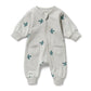 Organic Terry Growsuit - Little Sparrow