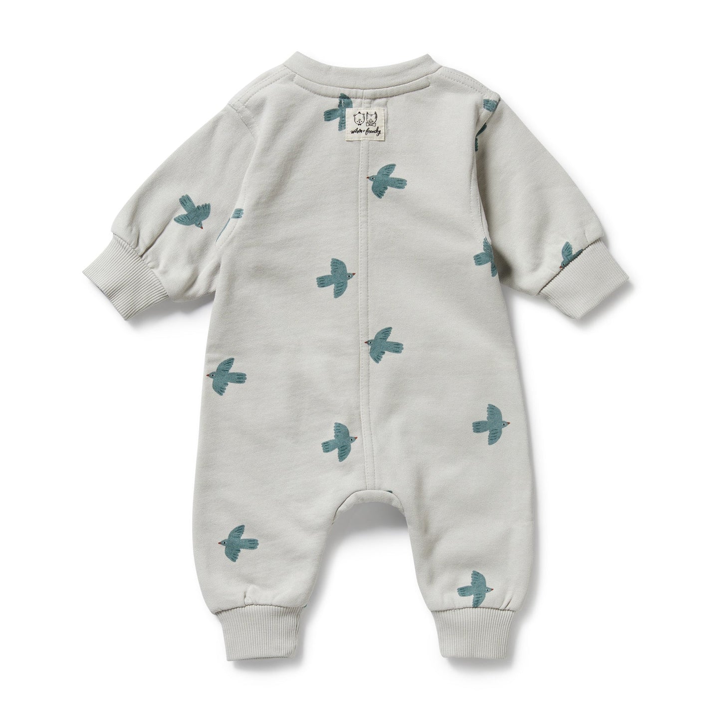 Organic Terry Growsuit - Little Sparrow