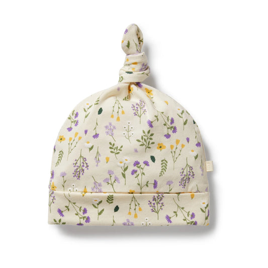 Organic Knot Hat - Bella Floral